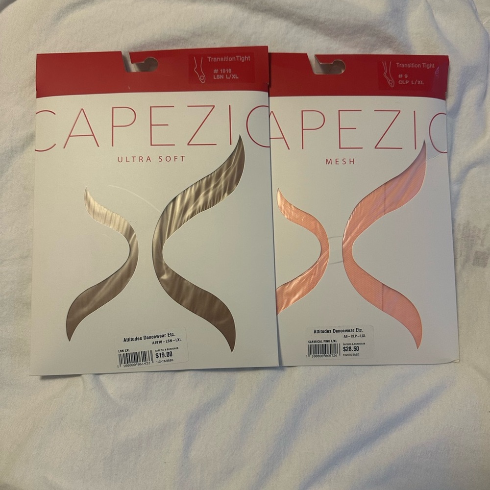 Capezio Ultra Soft and Mesh Transition Tights